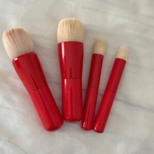 Westman Atelier Red Cosmetic Travel Brush Set